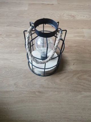 Lámpara decorativa estilo industrial