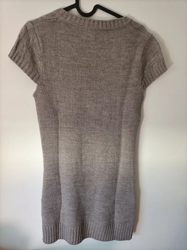 Vestido de Punto Gris 