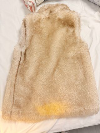 Chaleco pelo Pull&Bear beige Talla S