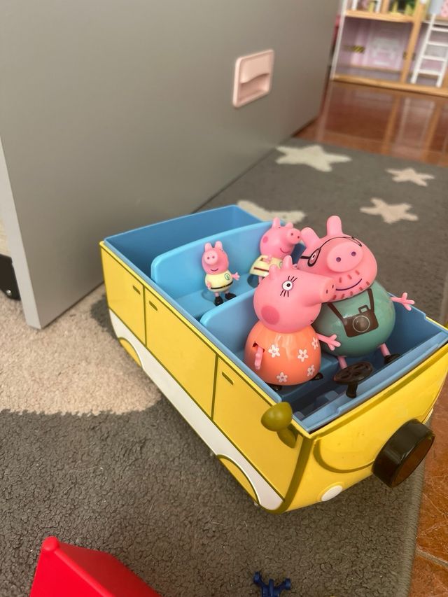 Casa Peppa Pig con Coche y Accesorios
