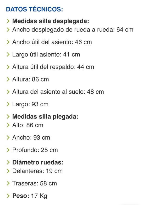 Silla de ruedas de acero en muy buen estado
