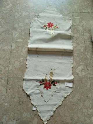 Centro de Mesa Natalício Bordado