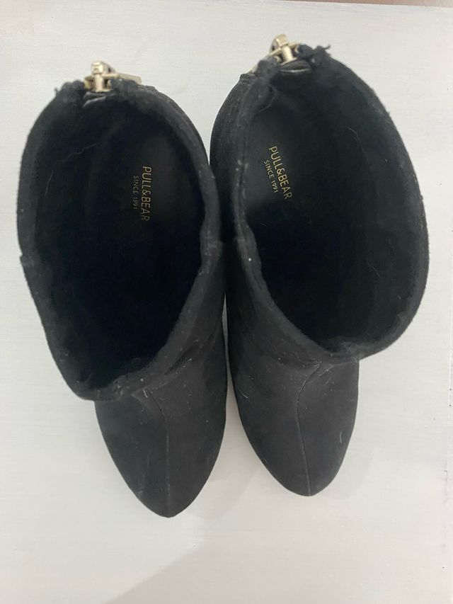 Botines negros Pull&Bear talla 37
