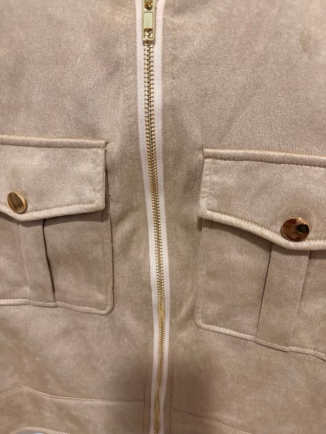 Chaqueta Shein Beige Mujer