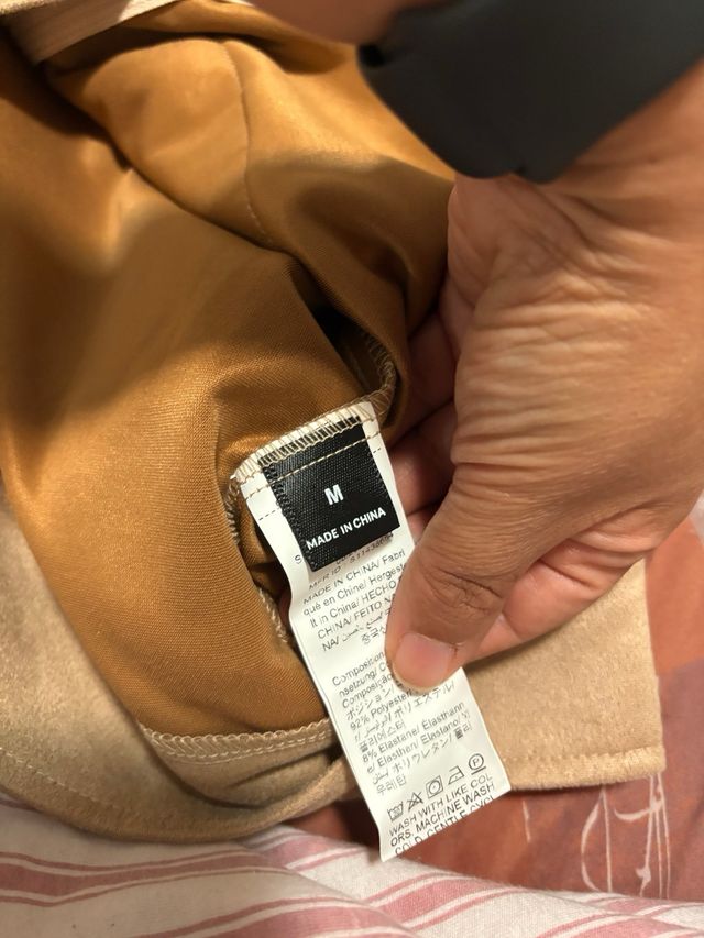 Chaqueta Shein Beige Mujer