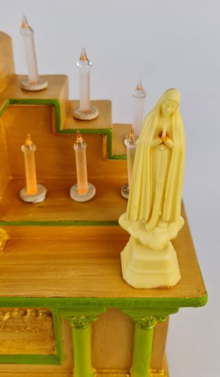 Mini altar La Última Cena, madera,iluminado OFERTA