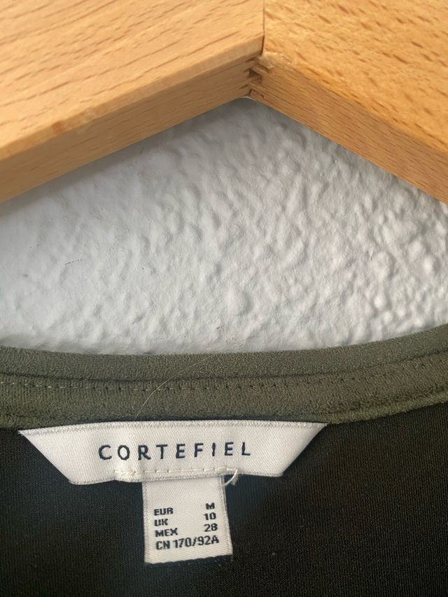 Vestido verde oliva Centigrade talla L