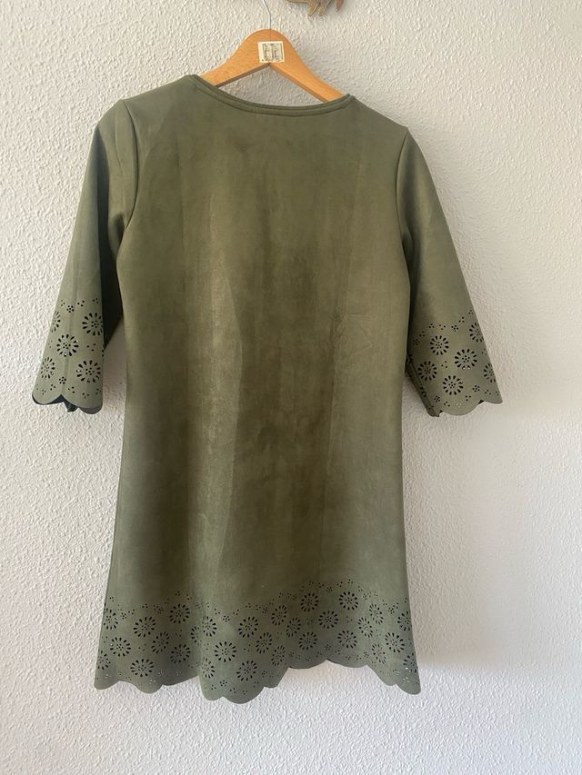 Vestido verde oliva Centigrade talla L