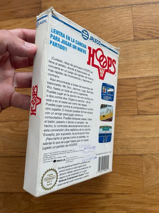 Hoops - Videojuego NES Jaleco