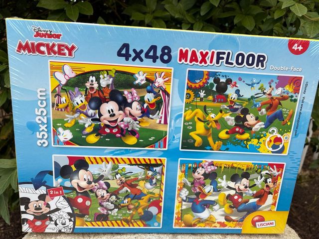 Puzzle Mickey 4x48 MaxiFloor Doble Cara