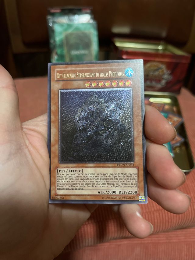 Yugi Oh! Rey Celacanto Superanciano Aguas Profunda