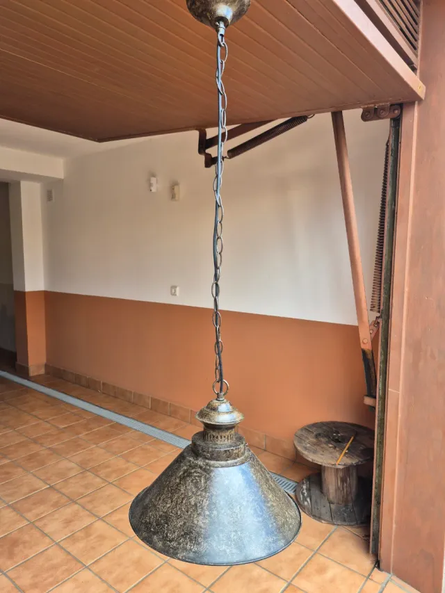 Lámparas de latón oxidado