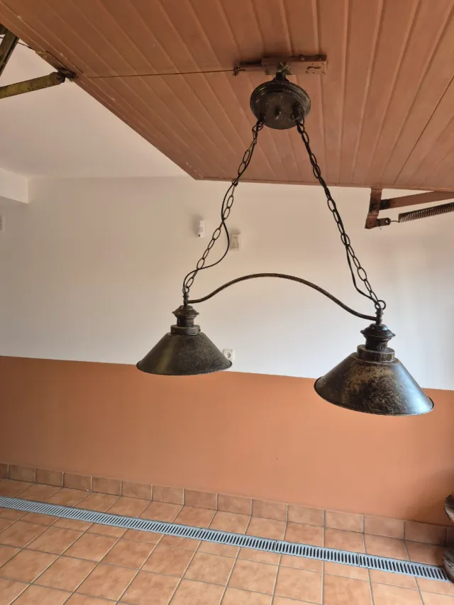 Lámparas de latón oxidado