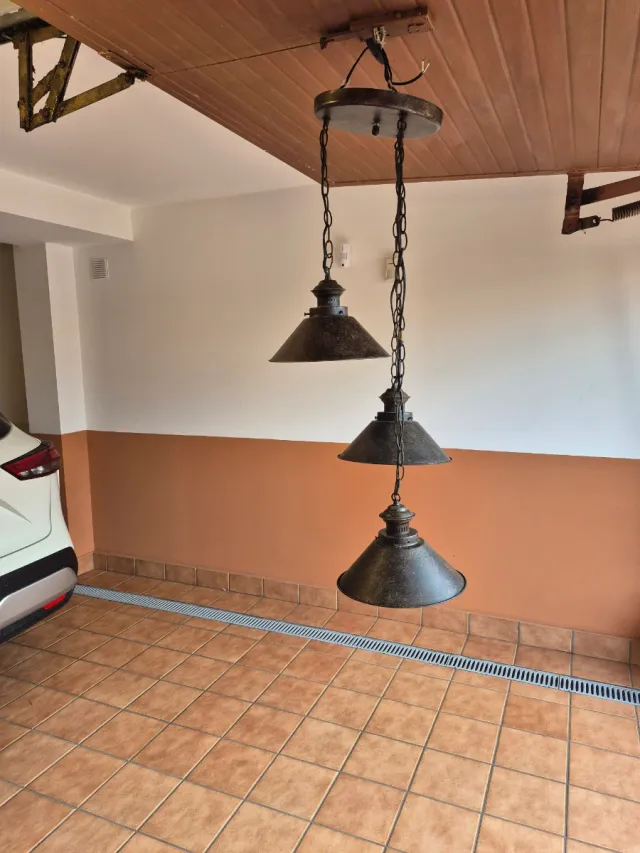 Lámparas de latón oxidado