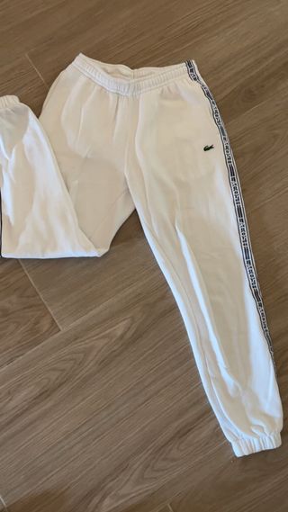 Pantalón Chandal Lacoste Blanco