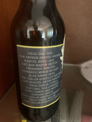 Botella Vacía Edición Limitada Héroes