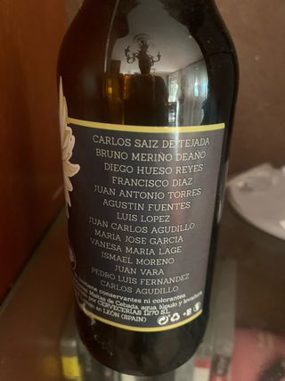 Botella Vacía Edición Limitada Héroes