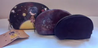 Conjunto 3 neceseres estampados