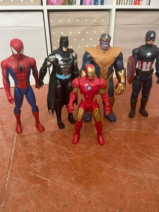 Lote Figuras Superhéroes Marvel y DC