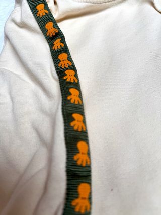 Sudadera El Pulpo Beige Talla L