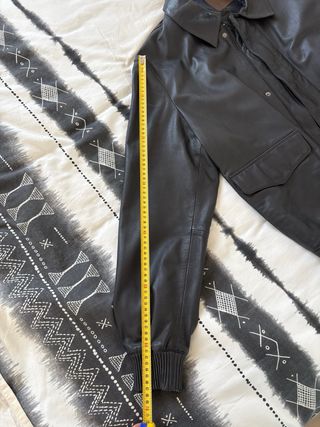 Cazadora de cuero Emidio Tucci Hombre Negra