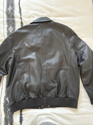 Cazadora de cuero Emidio Tucci Hombre Negra