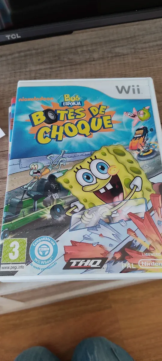 Imagen de Bob Esponja Botes de Choque Wii