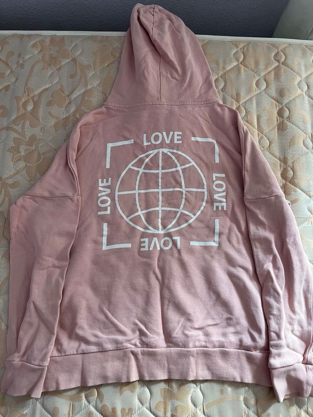 Sudadera H&M Rosa Talla XS