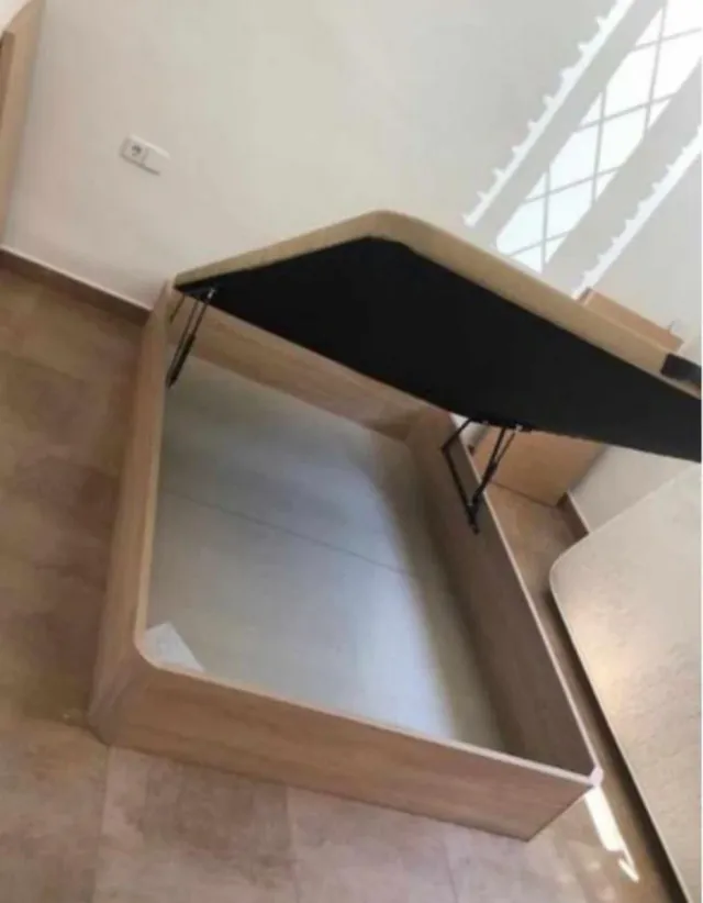 Canapé abatible de madera