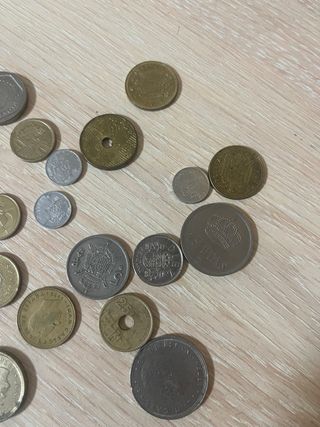 Lote de monedas antiguas españolas