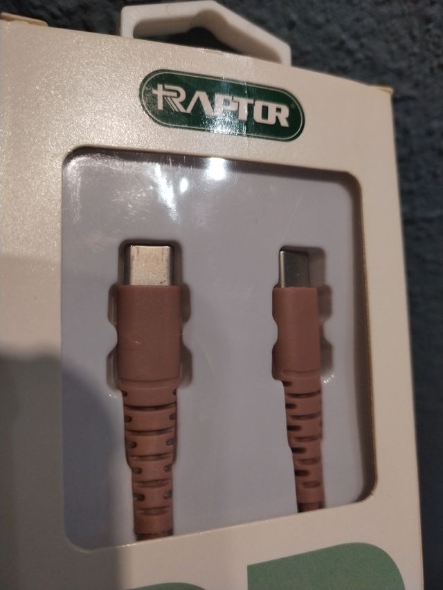 Cable Raptor USB-C a USB-C PD 3A