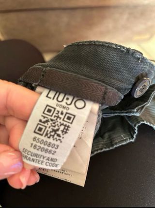 Pantaloni uomo Liu Jo neri taglia 44