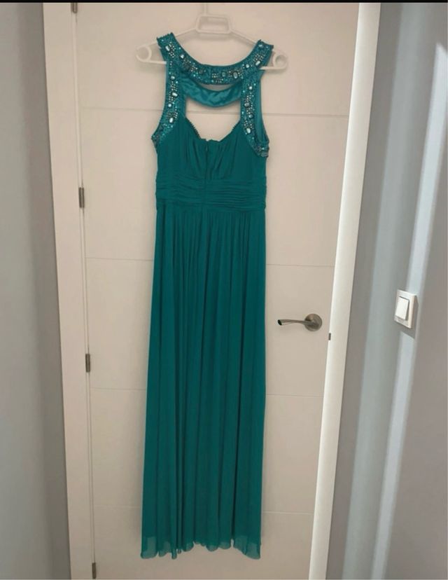 Vestido fiesta azul Easy Wear Talla 40