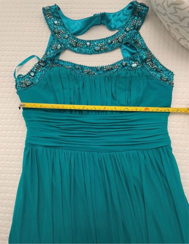 Vestido fiesta azul Easy Wear Talla 40