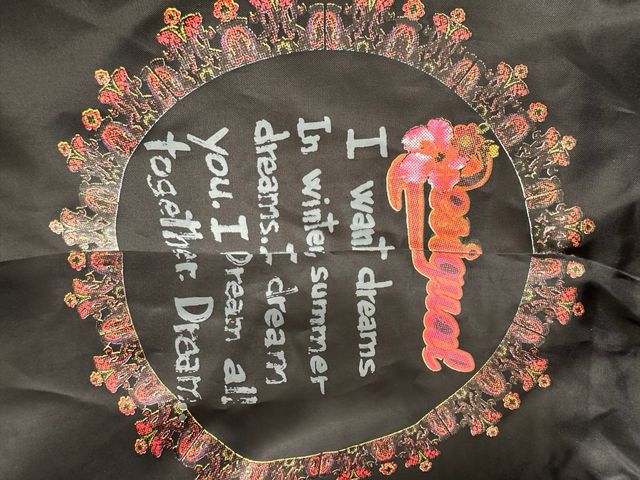 Abrigo Desigual Negro Multicolor