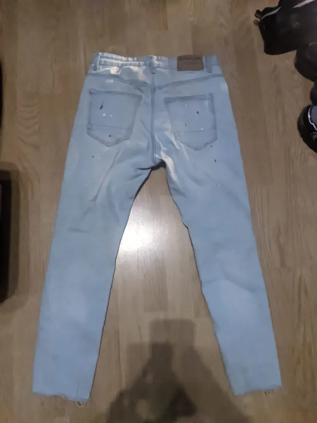 Tejano Pull&Bear desgastado y con salpicaduras