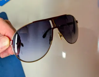 Gafas Carrera Aviador Rojo Negro