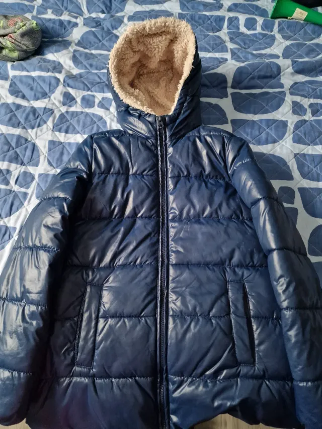 Chamarra Invierno Niño Azul Marino