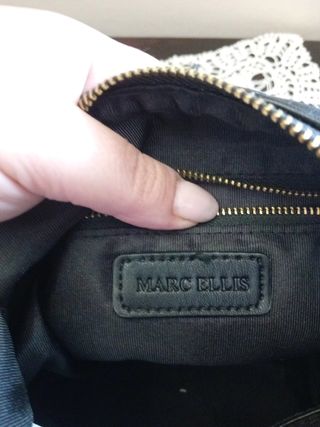 Borsa Marc Ellis nera con stelle