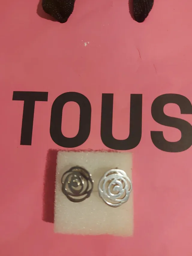 Pendientes Tous Rosa Plata es original