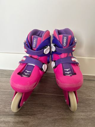 Patines Oxelo Rosas y Morados  Talla 26-28