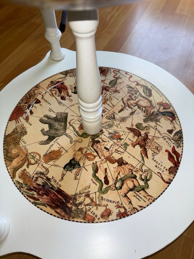 Globo terráqueo bar vintage con compartimento