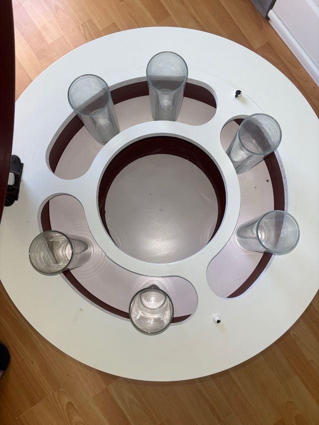 Globo terráqueo bar vintage con compartimento