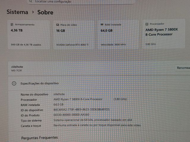 PC Gamer Completo MSI TOP