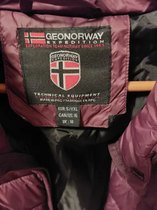 Chaqueta Geografical Norway, plumón sintetico.