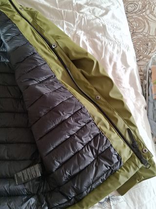 Chaqueta Tanta plumífero verde