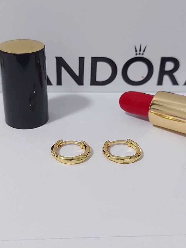 Pendientes Aro Pandora Dorados