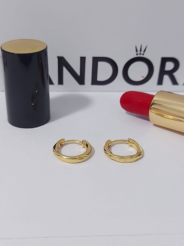 Pendientes Aro Pandora Dorados