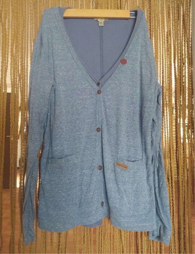 Cárdigan doble Khujo azul talla XL