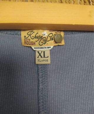 Cárdigan doble Khujo azul talla XL